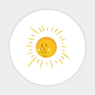 Sad Sun Magnet